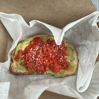 Avocado toast, my mistake, there was the seasoning but was still looked better than it tasted  at Frutta Bowls in Miamisburg