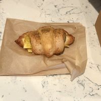Ham & cheese croissant   at Chaumont Vegan in Beverly Hills