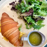 Egg & Cheese Croissant at Chaumont Vegan in Beverly Hills