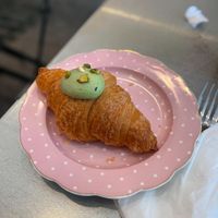 Pistachio croissant  at Chaumont Vegan in Beverly Hills