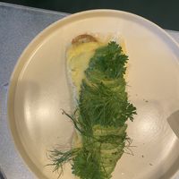 Feta omelette  at Chaumont Vegan in Beverly Hills