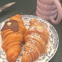 Orange chocolate and rosewater croissants  at Chaumont Vegan in Beverly Hills