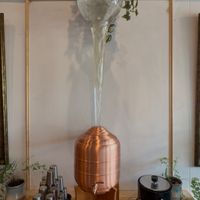 Water dispenser   at MeZe Eatery in Grass Valley