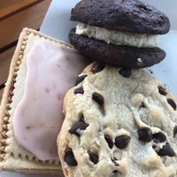 Cold Brew Whoopie (V/GF) Strawberry Pop tarts (V/GF) and Chocolate Chip Cookie (V)  at Vegan Taste in Toledo