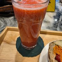 Strawberry juice at Dohyeongdang - 도형당  in Busan