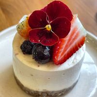 Mini cake blooming  at Rawberry in Ho Chi Minh City