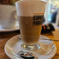 Latte Macchiato with oat milk at Espresso Perfetto in Neuss
