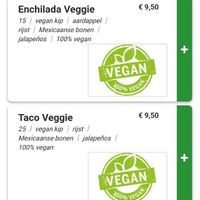 Vegan options 2 at Tikal Food in Kerkrade