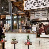 Interior in the food hall at Scorpacciata Pasta & Pizza in Shaker Heights