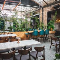 The sitting area inside at Salut Bar & Restaurant Limassol! at Salut in Limassol