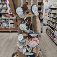 Loofahs at Les Comptoirs de la Bio in Quiberon