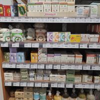 Soaps at Les Comptoirs de la Bio in Quiberon