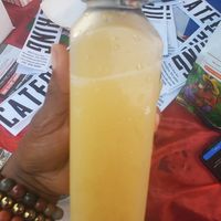 Ginger lemonade at Lakou Cafe in Brooklyn