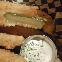 Pickle spears - worst food I ever ate at Highline Bar in Seattle