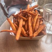 Sweet fries   at Last Vegas in Utrecht