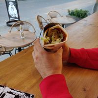 Turkish pizza with all toppings at Last Vegas in Utrecht