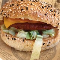 Vegas burger at Last Vegas in Utrecht