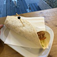 Crispy chicken wrap  at Last Vegas in Utrecht