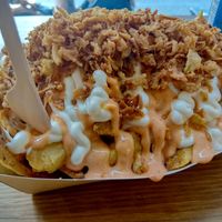 Gambling rendang fries at Last Vegas in Utrecht