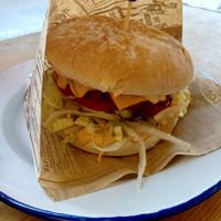 Vegas burger at Last Vegas in Utrecht