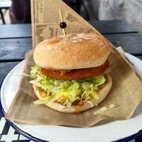 Crunchy chicken burger at Last Vegas in Utrecht
