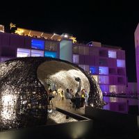 View of restaurant at night at Nido  in San Jose Del Cabo