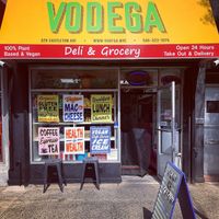 All vegan bodega   at Vodega Deli & Grocery in Staten Island