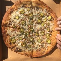 Custom pie! Yum at Oath Pizza in Cambridge