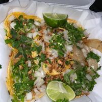 Vegan mini tacos  at El Takin in San Antonio