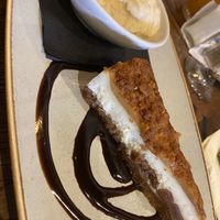 Vegan Cookie Butter Cheesecake with vegan ice cream 💚 at The Sun in Hoddesdon