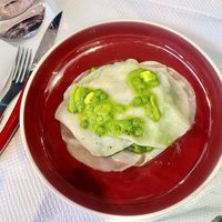 Vegan entree at 123V Browns in London