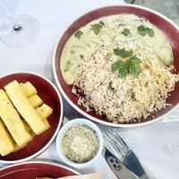 Vegan entree  at 123V Browns in London