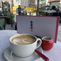 Americano with Oat milk at 123V Browns in London
