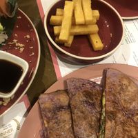 Chickpea chips at 123V Browns in London