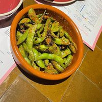 SPICY EDAMAME  at 123V Browns in London