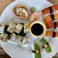 Grand Sushi set  at 123V Browns in London