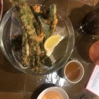 V - prawn tempura  at 123V Browns in London