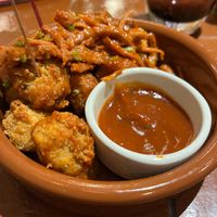 Jack fruit bites at 123V Browns in London