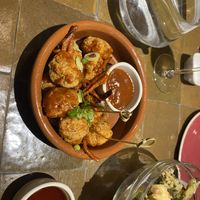 Seitan balls - amazing   at 123V Browns in London