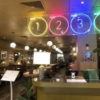 Interior on lower level of Fenwick mall  at 123V Browns in London