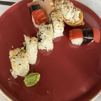 half eaten sushi 😂  at 123V Browns in London