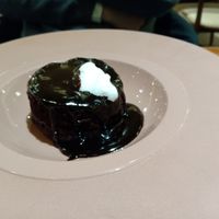 Chocolate cake at 123V Browns in London