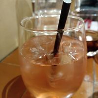 Raspberry kombucha at 123V Browns in London