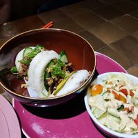 Bao buns at 123V Browns in London