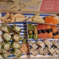 Take away sushi at 123V Browns in London
