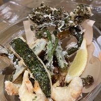 V-prawn tempura #Veganuary at 123V Browns in London
