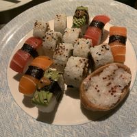 Grand sushi set   at 123V Browns in London