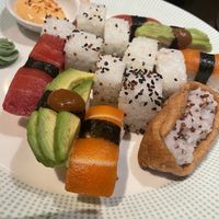 Grand sushi set  at 123V Browns in London