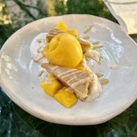 Tres leches dessert  at 123V Browns in London