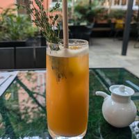 Scent of the woods mocktail at 123V Browns in London